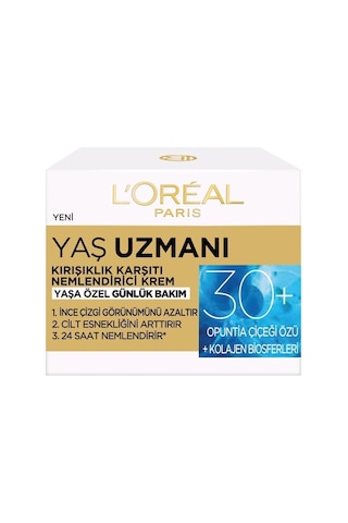 Kırışıklık Ve İnce Çizgi Karşıtı Yaş Uzmanı 30+ Aydınlatıcı Ve Nemlendirici Krem 50 Ml