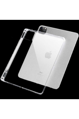 Ally Apple Uyumlu iPad  Pro 11-Inch (2021)-(2020)-(2018) Kalem Yerli Şeffaf Si - Şeffaf