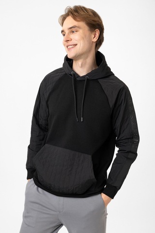 Backandbond Regular Fit Kapüşonlu Sweatshirt Siyah