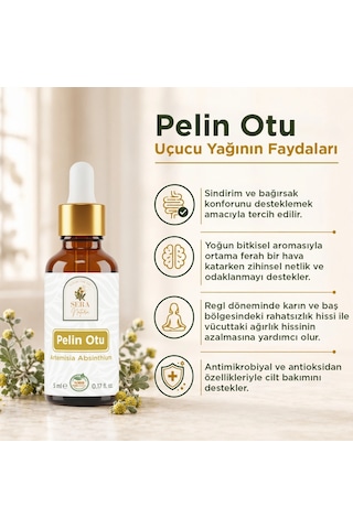 Pelin Otu Uçucu Yağı 5 Ml %100 Saf Ve Doğal