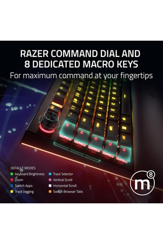 Razer Blackwidow V4 Pro Yeşil Anahtar - Mekanik Oyun Klavyesi
