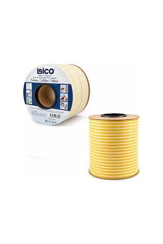 Bezos D Profil Kapı-pencere Fitili 9x6 Mm Beyaz - Bobin 2x50m 100 M Nıda