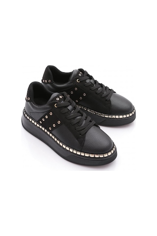Dgn B07 Kadin Sneaker Ayakkabi Siyah