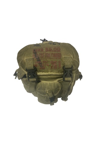 Kaliteli Tek Gözlü Vintage Disayn Unisex Sırt Günlük Okul Gezi Kamp Trekking Çantası Kc Ahtapot Bag Haki Kırmızı