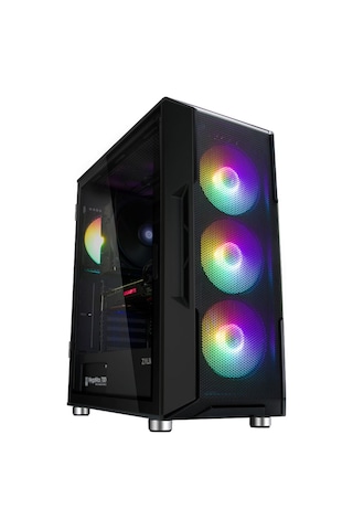 Zalman I3 Neo, Megamax, 700w 80+, Mesh Panel, Tempered Glass, Rgb, Atx Gamıng Kasa