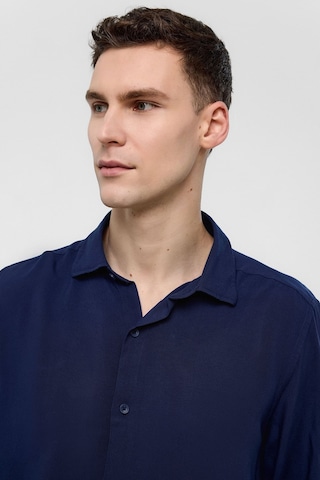 Backandbond Lacivert Regular Fit Uzun Kollu Gömlek