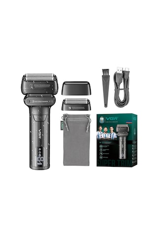 Vgr V-368 Profesyonel Yaprak Tıraş Makinesi - Afa Lisanslı, 9000 Rpm Yüksek Hız Ve Islak/kuru