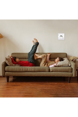 Radyant Yerden Isıtma Sistemi İçin Ana Programlanabilir Beyaz