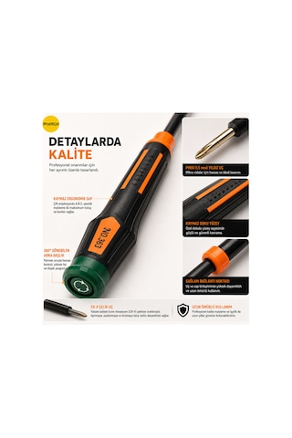 No.363 Ph00 1.5 Mm Hassas Yıldız Uçlu Cep Telefonu Ve Gözlük Tamir Tornavidası 16 Cm