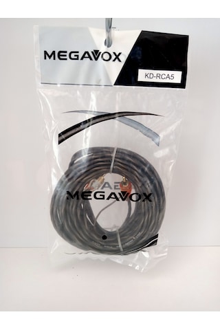 Amfi Rca Ses Kablosu 5 Metre Rem Kablolu - Tetiklemeli Rca Kablo