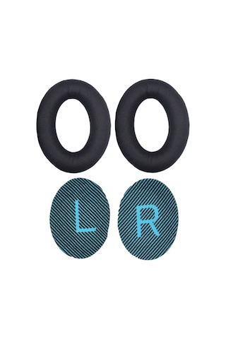 Reedark Bose Qc25 Qc15 Qc35 Uyumlu Hafızalı Köpük Yastıklı Nefes Alabilir Kulaklık Yastığı - Mavi Mavi