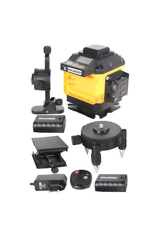 Bulldozer 3D 12 Çizgili Şarjlı Çift Batarya Otomatik Hizalamalı 3