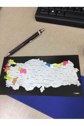 Ayrex Mapofx - Gez - Kazı Türkiye Haritası Magnet, 20x10 Cm Diğer