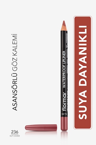 Flormar Waterproof Lipliner 236 Nut Cookie