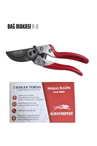 Rico Bağ Bahçe Dal Budama Makası R-8 200mm