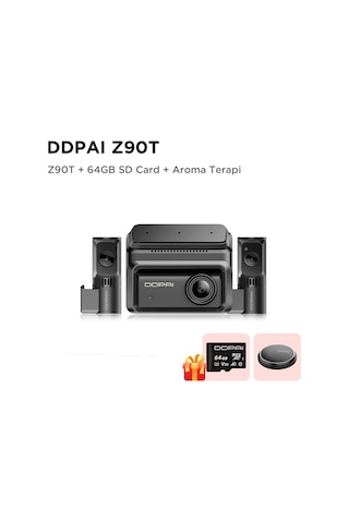 Ddpaı Z90t 4k+2k Araç İçi Kamera 4g Destekli Wifi 6 Gps Adas 2.0 Gece Görüşü 7/24 Park Modu