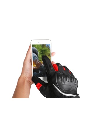 Tenfowee Kışlık Motosiklet Eldiveni - Dokunmatik Ekran Uyumlu, Su Geçirmez, Siyah Xl Boy