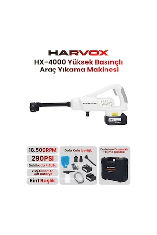 X-4000 Yüksek Basınçlı Araç Yıkama Makinesi