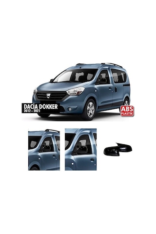 Dacia Dokker Batman Yarasa Ayna Kapak - Parlak Siyah - 2012 2021