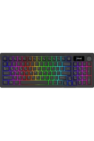 Atrıa Black Wireless %95 White Linear Switch Hotswap Rgb Kablosuz Mekanik Klavye