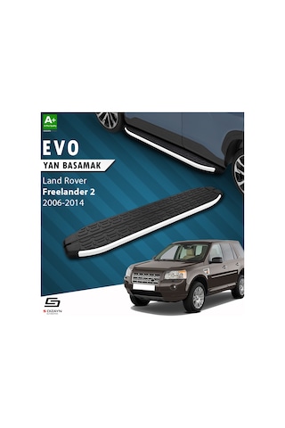 S-dizayn Land Rover Freelander 2 Evo Aluminyum Yan Basamak 173 Cm 2006-2014