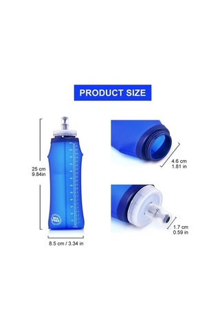 Maoyaya Widesea Kamp 600ml Yumuşak Su Şişesi İçme Spor Katlanır Çanta, Kullanıcı Yorumlarına Dayalı