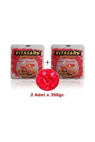Çakıl Taşı Kırmızı 350gram X 2 Paket
