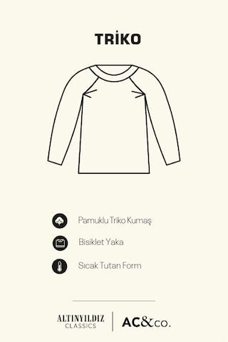 AC&Co / Altınyıldız Classics Erkek Kahverengi-Bej Recycle Standart Fit Bisiklet Yaka Desenli Triko Kazak ET4921100021KHJXXL Bej - Kahverengi