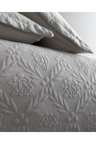 Madame Coco Floralies King Size Yatak Örtüsü - Lüks Koleksiyon - Gri Yo0000000031 Gri