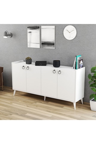 Ferniso Mobilya 165 Cm Konsol Beyaz