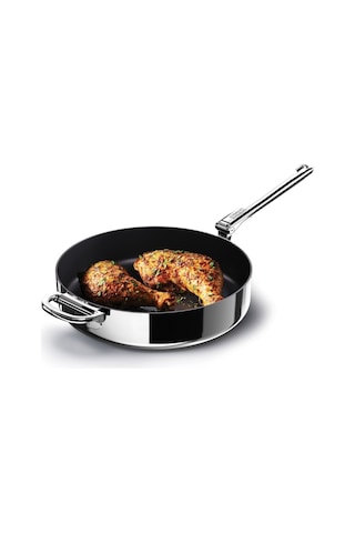 Joseph Joseph Space 3 Katmanlı Paslanmaz Çelik Seramik Kaplama 28 Cm Kızartma Tavası Paslanmaz Çelik
