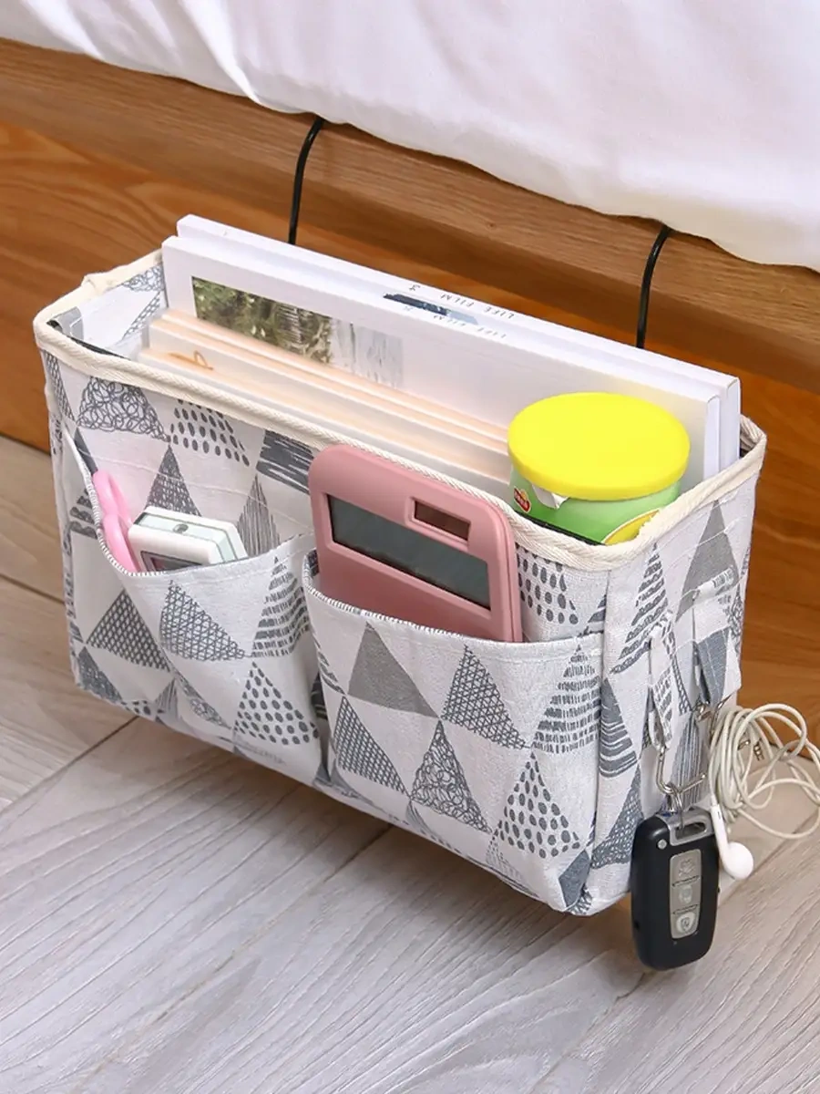 Myston House Yatak İçin Düzenleyici, Yatak Odası İçin Kontrol İçin Asılı Cep 40504904 Açık Gri