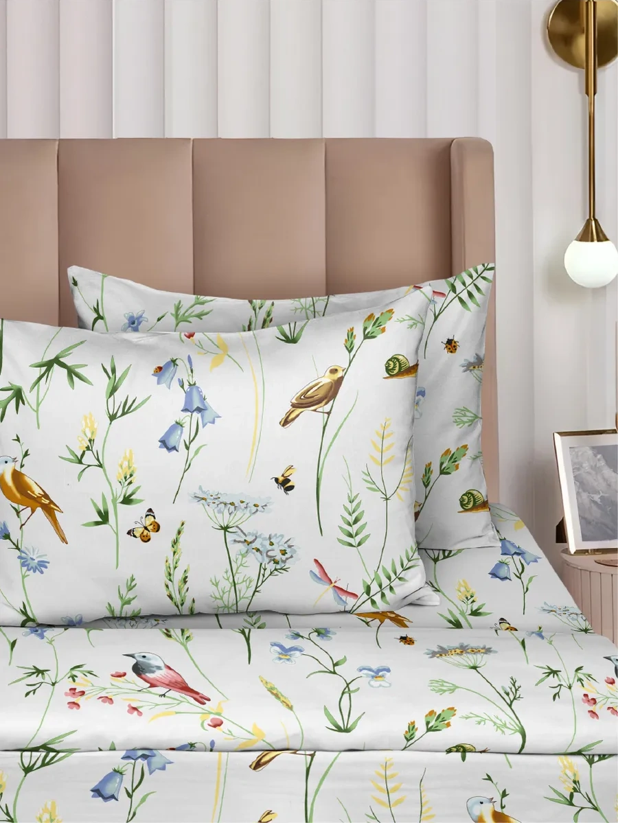 Vasilisa 50x70 Yastık Kılıfı 2 Adet %100 Pamuk Poplin 473383355 Bej