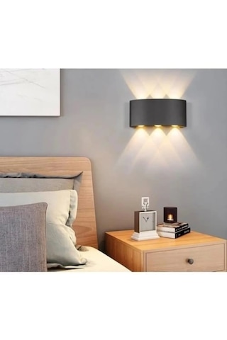 Ct-8011 Haiti 10w Led Duvar Aplik 3200k Günışığı Siyah