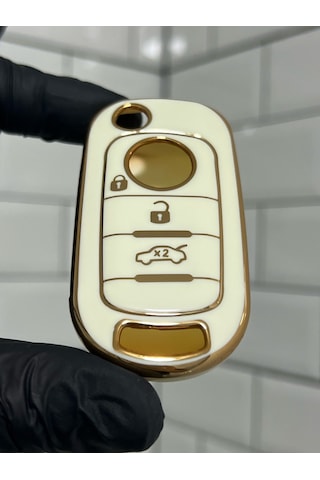 Fiat Egea Uyumlu Nano Anahtar Kılıfı Beyaz