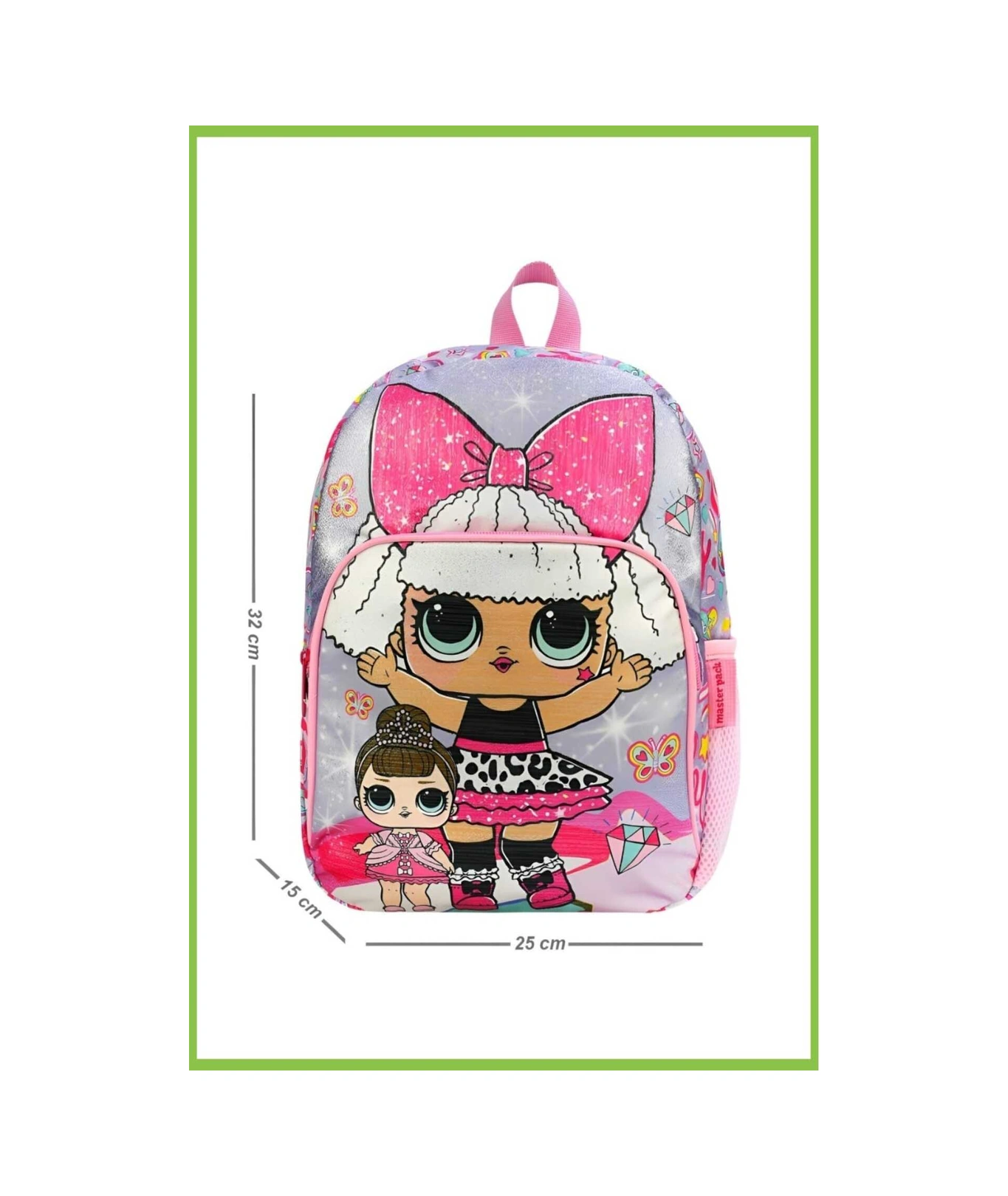 Tezzgelsin Kız Çocuk 0-8 Yaş Günlük Kullanım Su Geçirmez Çocuk Sırt Çantası Anaokulu Çantası Kreş Çantası Lila