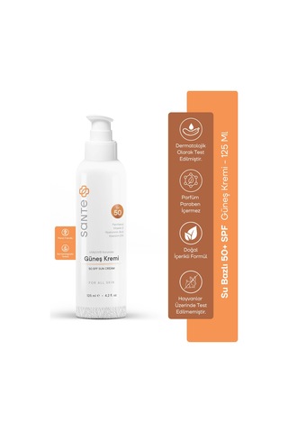 Sante Plus Güneş Kremi Spf 50 125 ML