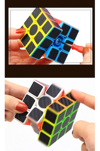 4 Lü Speed Zeka Küpü Akıl Küpü Rübik Küp Seti Fiber 2x2 - 3x3 - Kare 3x3 - 3x3 Anahtarlık
