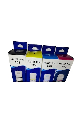 Melsan For Epson 103 Mürekkep Muadil Set 4 Renk Takım Diğer