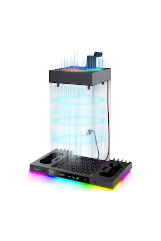 Xbox Series X Uyumlu Şarjlı Fanlı Rgb Li Dikey Stand İpega Pg-xbx024s