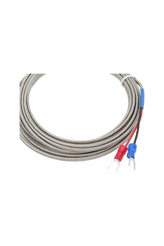 Dianziye K Tipi Termokuplak, 0-600 C Sıcaklık Ölçümü, Dayanıklı Paslanmaz Çelik, Anti-parazit, 3 Metre, Petrokimya-metalurji Endüstrisi Uygulamaları