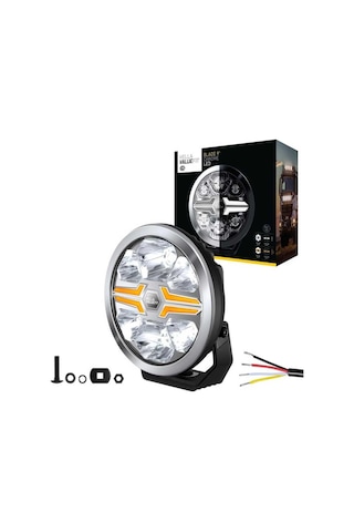 Hella Off-road Valuefit Blade Led Uzun Far Krom 18w 9" Beyaz-amber Isik 1fj357199-031