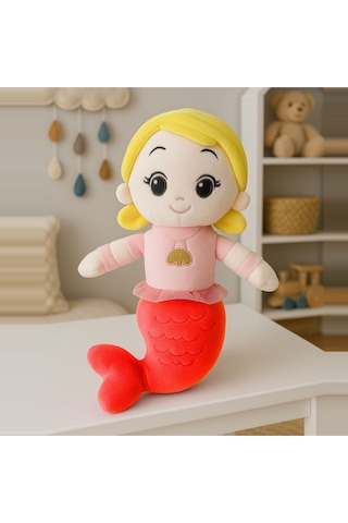 Deniz Kızı Peluş Oyuncak 35 Cm Sevimli Denizkızı Bebek Sevimli Hediyelik Çok Renkli