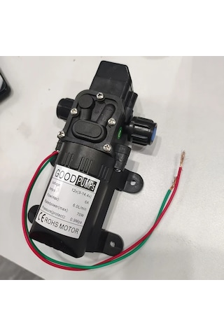 Boatshop1 1 Bilgisayar 6l Dak Kendinden Emişli 70w Dc12v Su Pompası Yüksek Basınç 130psı Dayanıklı Plastik Otomotiv Endüstriyel Kullanım