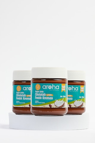 Vegan Sütlü Çikolatalı Fındık Kreması %60 Fındık- 180 G X 3 Adet