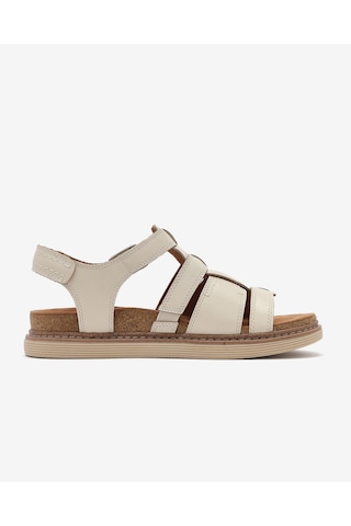 Clarks Arwell Sun Kadın Krem Sandalet 26181413 Krem