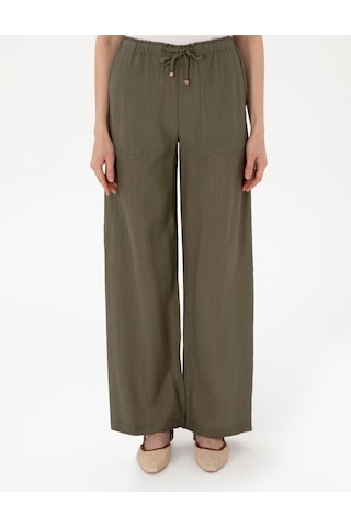 Pierre Cardin Kadın Haki Pantolon Kanvas-chino 50306511-vr027 Haki