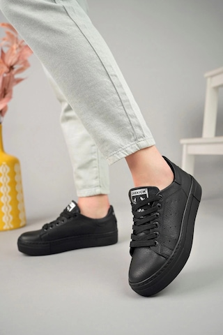 Ch983 - Cst Tennis Erkek Ayakkabı Sıyah Çok Renkli