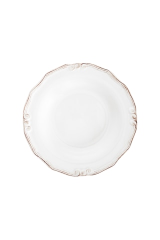 Mudo Home Ekru 6 Lı Çukur Yemek Tabağı Seti 22cm