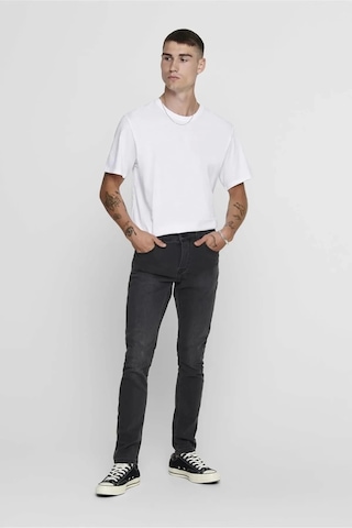 Only&sons 22002973 0 Yaka Erkek Tshirt - Ekru Ekru